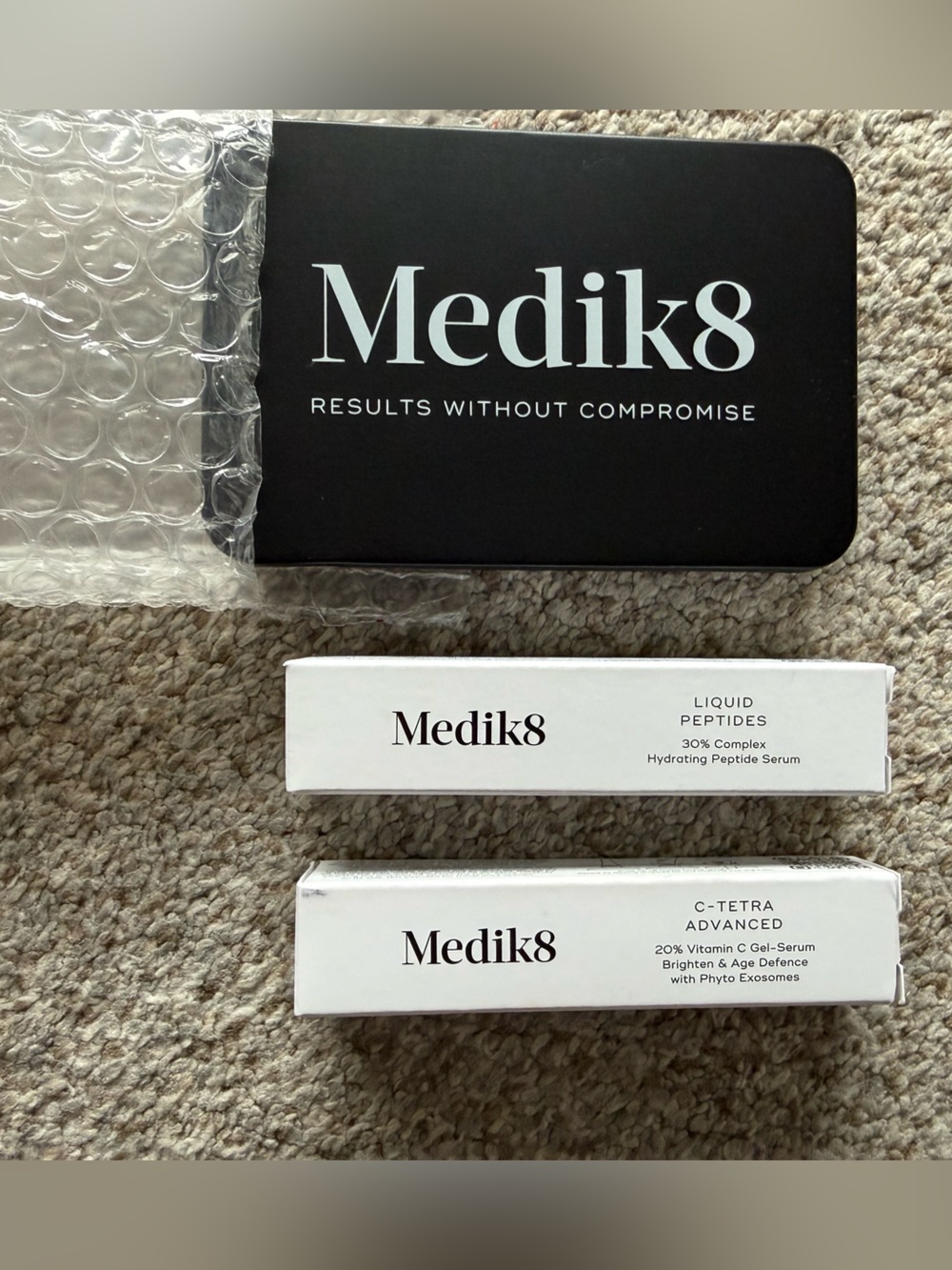 NEW Medik8 Reusable under eyes, Liquid Peptides 30% Peptite, C-Tetra advanced